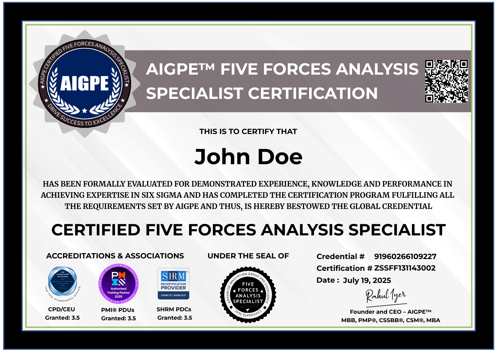 Five Forces Analysis