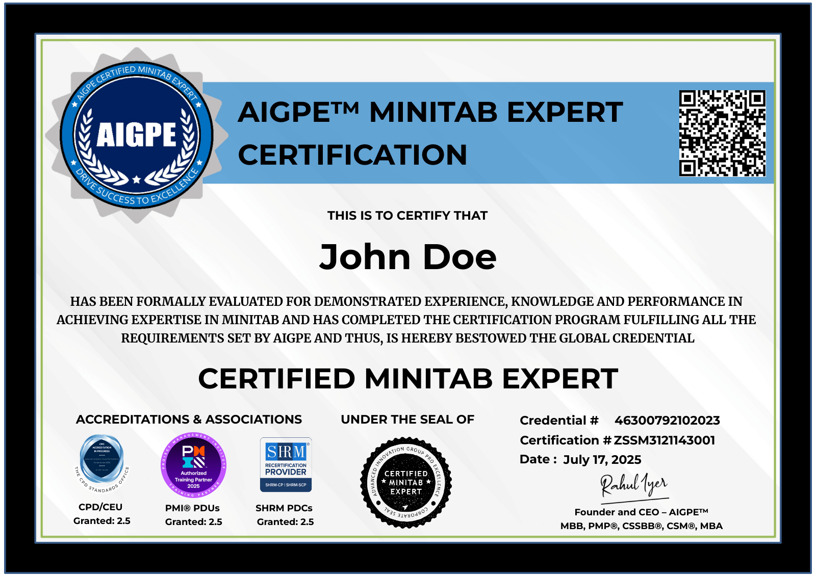 Minitab Expert