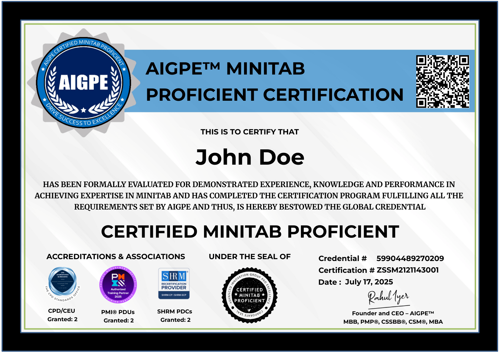 Minitab Proficient