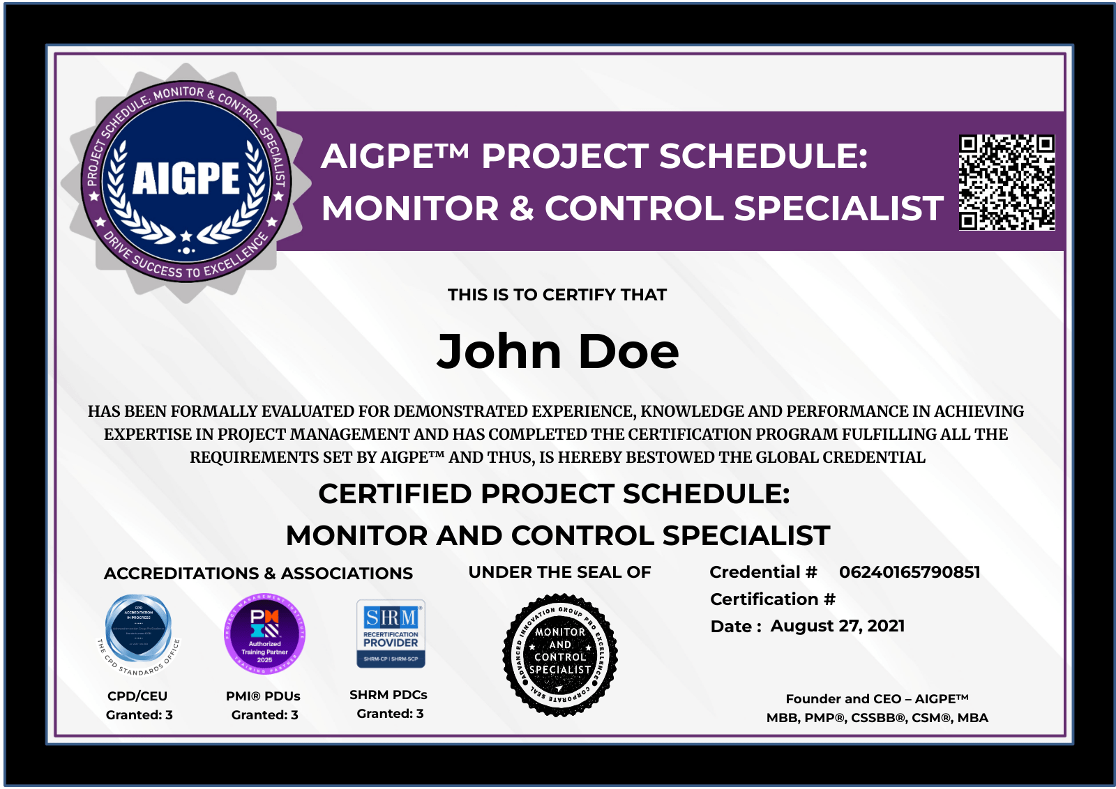 Project Schedule