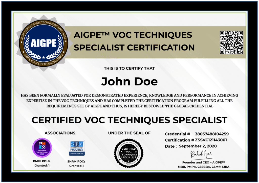 VOC Specialist