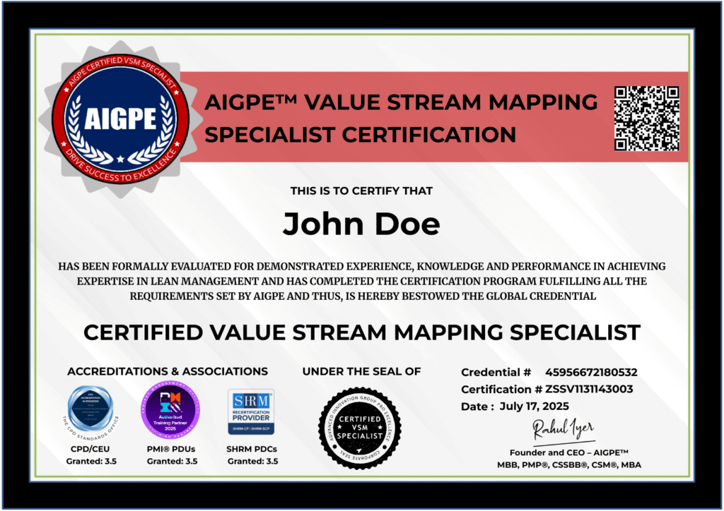 VSM Specialist