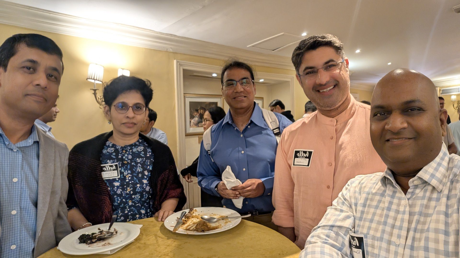 Coursera and Udemy instructor summit dinner in Bangalore